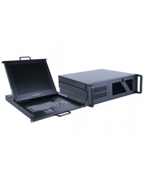 ROXTON HR-4015LKM   Промышленный персональный компьютер 4U и консоль 1U