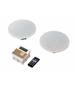 LAudio LAMX210S    Комплект из 2 потолочных громкоговорителей и настенного усилителя