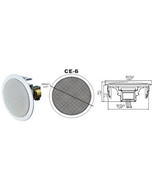 QUAD Industrial Concourse CE6  Громкоговоритель двухполосный 