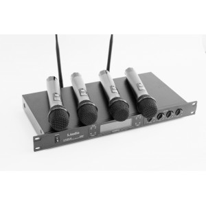 LAudio LS-804-M    Вокальная радиосистема, 4 ручных передатчика