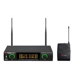 US-1Н   Беспроводная микрофонная система UHF-диапазона с головным микрофоном и карманным передатчиком
