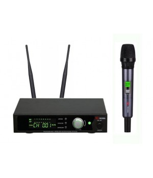 US-101   Профессиональная беспроводная микрофонная система UHF-диапазона многоканальная с ручным микрофоном