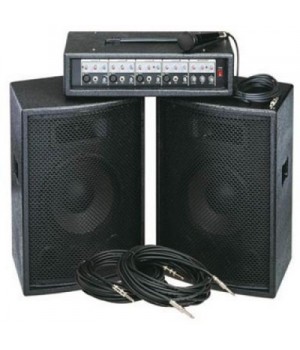 Soundking ZH0602D12LS    Комплект акустической системы, микшер, микрофон, кабели, 2х200Вт