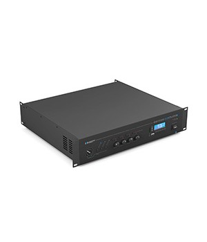 M-653Tmz – профессиональный трансляционный микшер – усилитель с четырьмя спикерными зонами и встроенным модулем источника сигнала. 